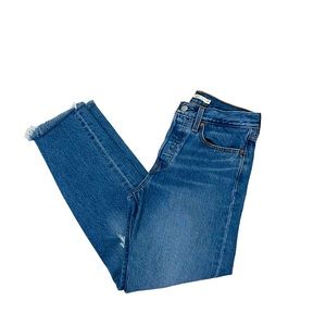 Levi’s Strauss Original Company Womens Water Less Jeans  Size 27 Blue in Color